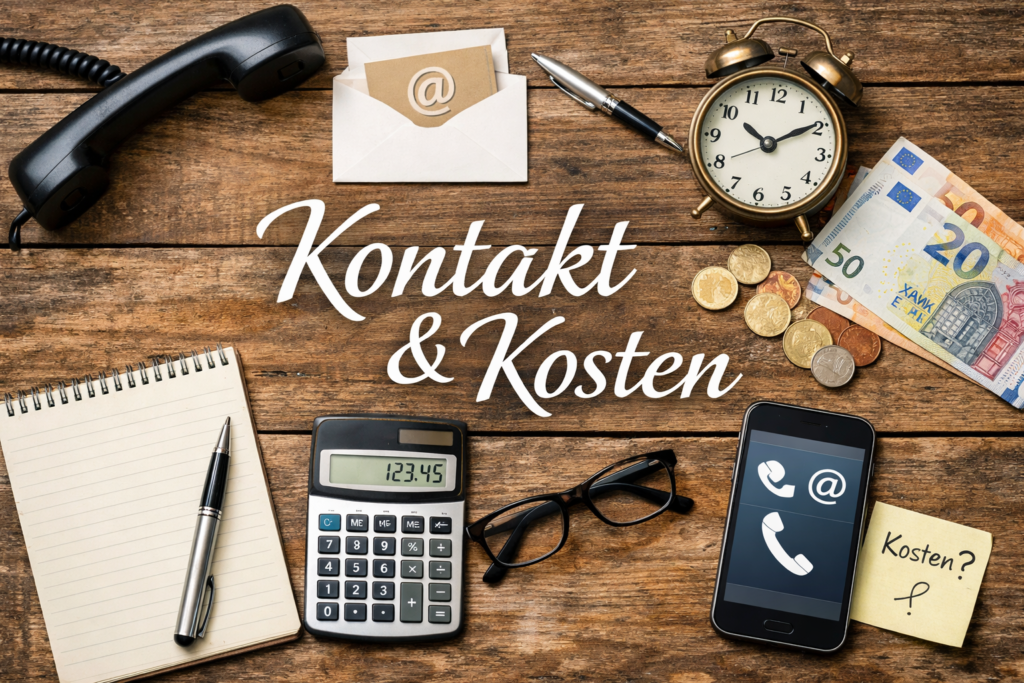 Kontakt und Kosten